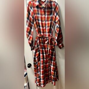NWT Aura at Red Dress Boutique Maxi Dress Shirtdress
